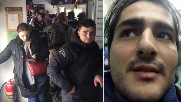 Çatışma azalınca sığınaktan çıkıp gara ulaşan 7 öğrenci Türkiye yolunda