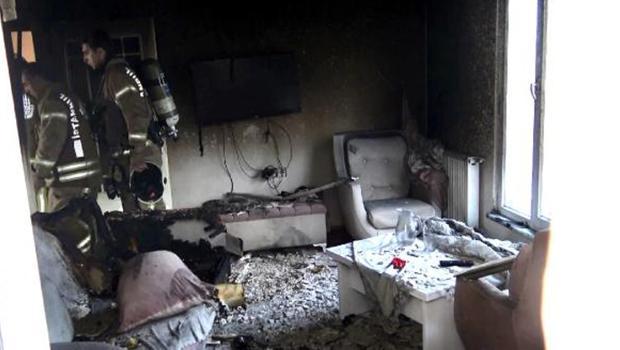 Avcılar'da korkutan yangın