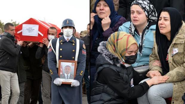 Şehit Uzman Çavuş İsmail Ergin, son yolculuğuna uğurlandı