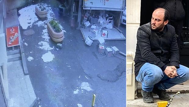 Beyoğlu'nda faciadan dönüldü! Kazanın şokunu yaşayan sürücü bakakaldı