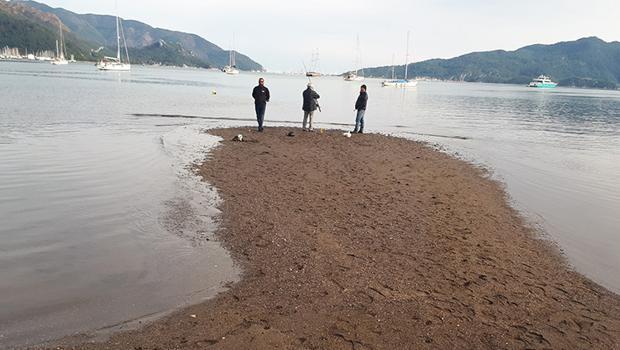 Marmaris’te deniz çekildi! 'Bunlara ilk defa şahit oldum'