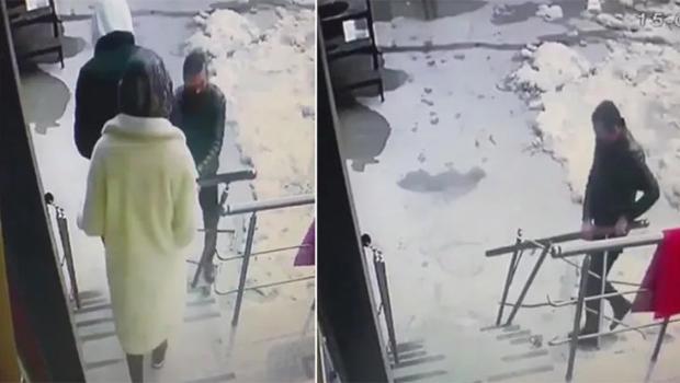 Kimseye aldırış etmeden söküp götürmüştü! Yakalandı