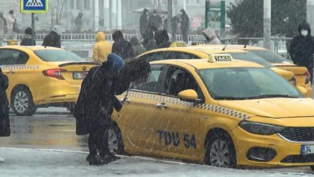 Taksicilerin kar fırsatçılığı