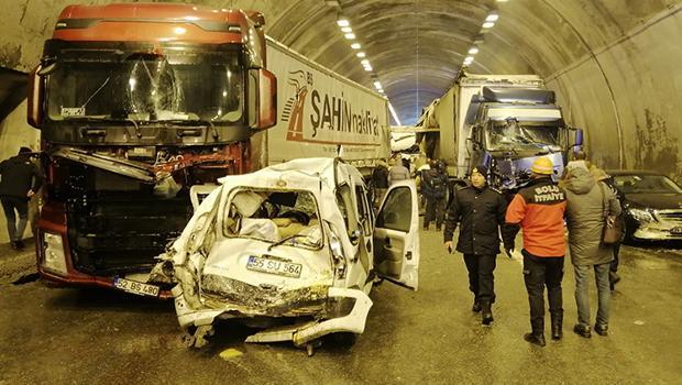 Bolu Dağı Tüneli'ndeki zincirleme kazadan acı haber