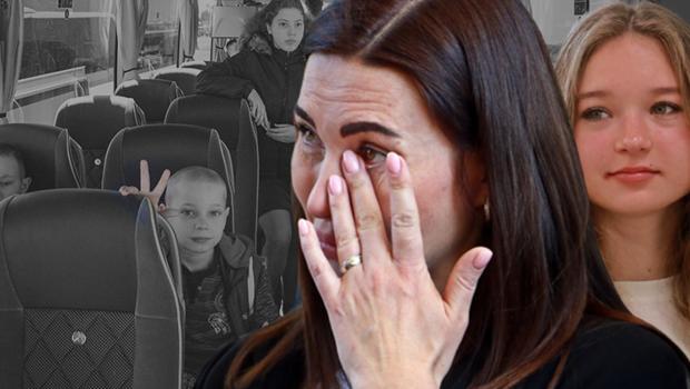 Ukrayna - Rusya savaşından kaçan çocukların resimleri gözyaşlarına boğdu