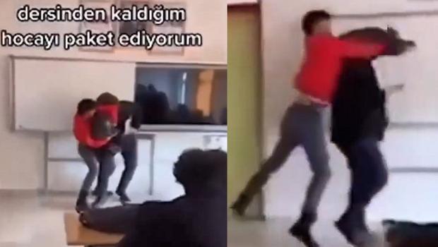 Okuldaki görüntüler sosyal medyada büyük tepki çekmişti! Gerçek ortaya çıktı