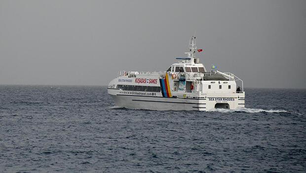 Kuşadasından Sisama 2 yıl sonra ilk feribot seferi yapıldı