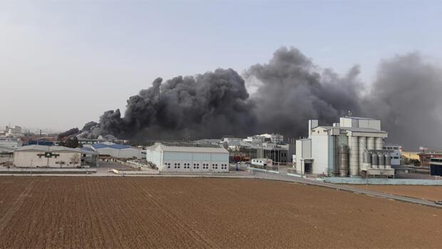 Son dakika... Konya'da mobilya fabrikası yangını 