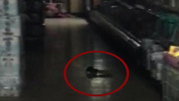 Dev market zincirinde fareler cirit atıyor! O anlar kamerada