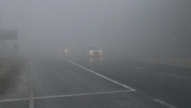 Bolu Dağı'nda yoğun sis: Görüş mesafesi 10 metreye kadar düştü