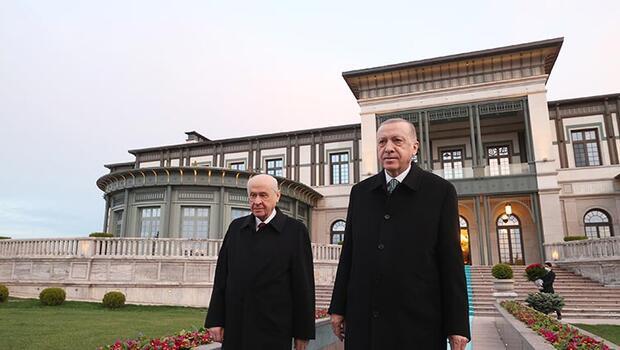 Cumhurbaşkanı Erdoğan, Devlet Bahçeli ile iftarda buluştu