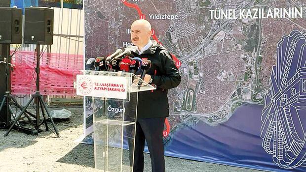 Bakırköy - Bahçelievler- Güngören - Bağcılar metro hattının % 70’i tamamlandı