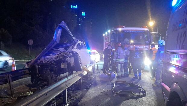 TEM Otoyolu'nda feci kaza: 1 kişi hayatını kaybetti