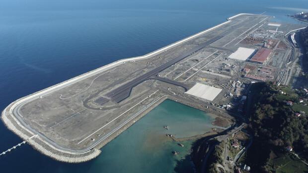Denize dolgu Rize-Artvin Havalimanı yarın açılıyor