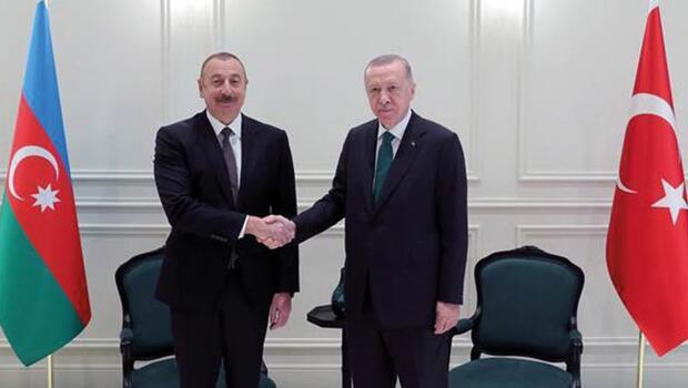 Cumhurbaşkanı Erdoğan ve Azerbaycan Cumhurbaşkanı Aliyev çalışma yemeğinde görüştü
