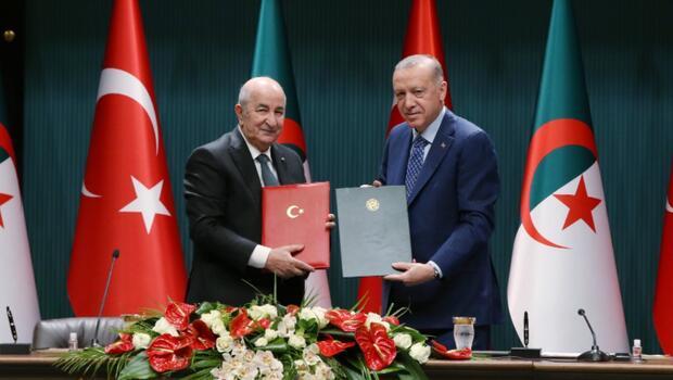 Türkiye-Cezayir arasında 15 anlaşma, bir ortak bildiri imzalandı