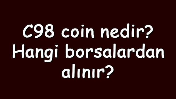 C98 coin nedir? Hangi borsalardan alınır? Coin98 ne zaman çıktı? Ne iş yapar?