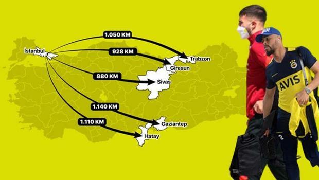 Süper Lig'de İstanbul deplasmanı dönemi! Hangi takım ne kadar yol yapacak?