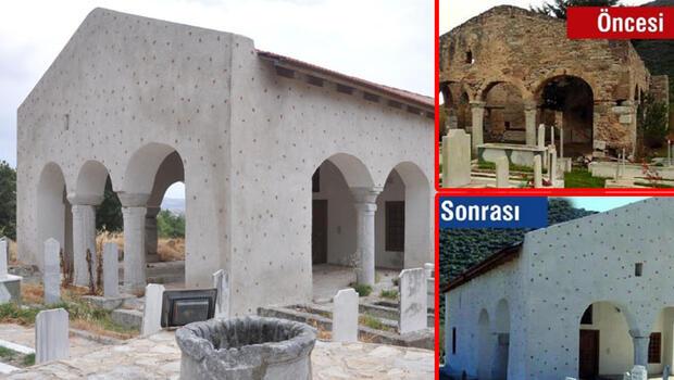 Datça'daki 2 asırlık caminin restorasyonu tepki çekti!