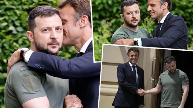 Dünya bu kareleri konuşuyor... Macron'dan 'U dönüşü'