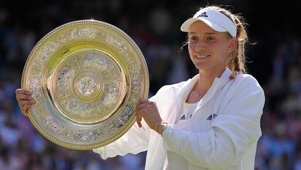 Rybakina, Wimbledon’da tek kadınlarda şampiyon oldu