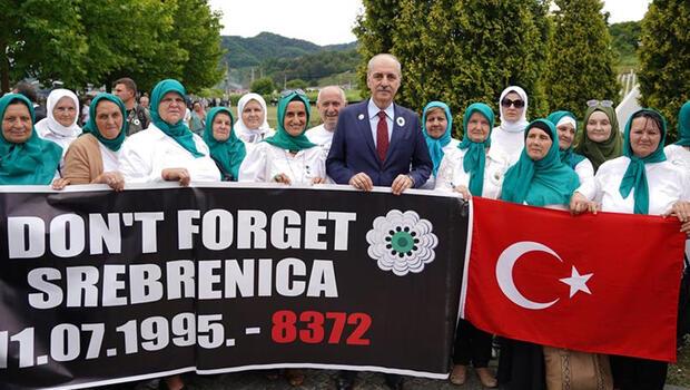 Numan Kurtulmuş Srebrenitsa annelerini ziyaret etti