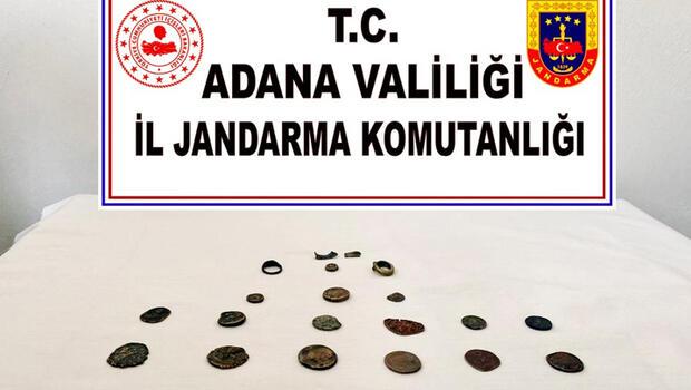 Adana'da 20 tarihi obje ele geçirildi