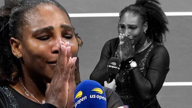 Amerika Açık'tan elenen Serena Williams gözyaşları içerisinde tenise veda etti!