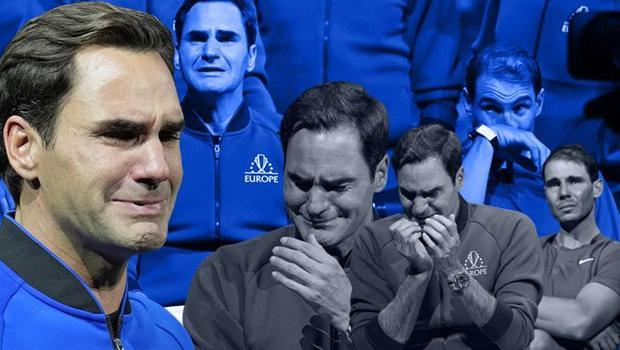 'Ekselansları' son kez korta çıktı! Roger Federer, veda maçında 'ağları deldi', hüngür hüngür ağladı