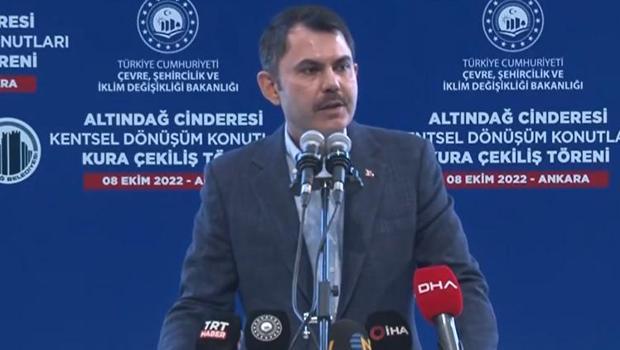 Son dakika... Bakan Kurum: Ankaranın çehresini yeniliyoruz