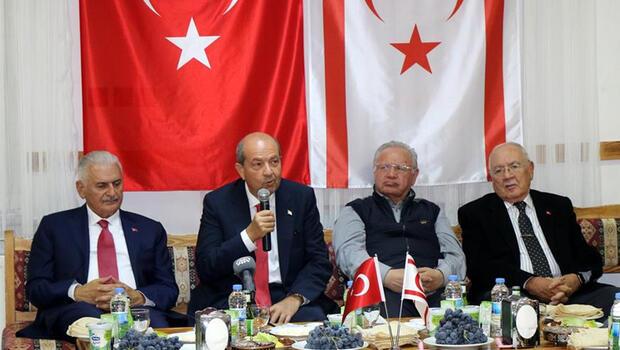 KKTC Cumhurbaşkanı Tatar, Erzincan'da Kıbrıs gazileriyle buluştu