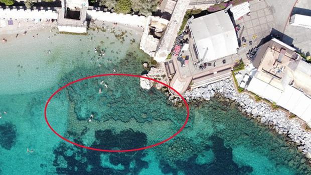 Alanya Kalesi'nde büyük keşif! Sert dalgalarla ortaya çıktı