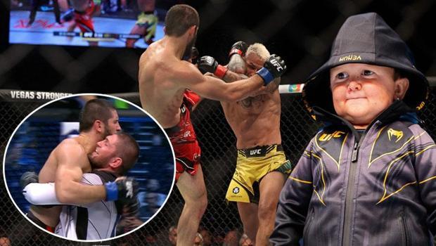 UFC'de Charles Oliveira'yı yenen Islam Makhachev kemerin yeni sahibi oldu! Khabib Nurmagomedov'un halefi... Hasbulla'ya büyük ilgi...