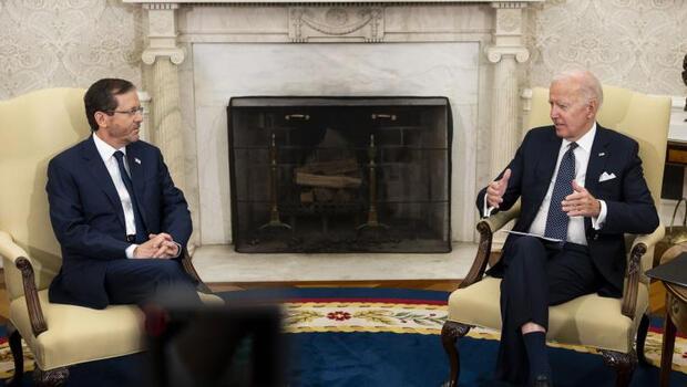 ABD Başkanı Biden, İsrail Cumhurbaşkanı Herzog ile görüştü
