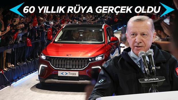 Son dakika... 60 yıllık rüya gerçek oldu! Cumhurbaşkanı Erdoğan açıkladı: Togg'un ilk ön satışı Şubat'ta