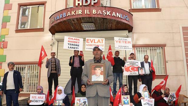 Diyarbakır'daki evlat nöbetinde aile sayısı 322 oldu