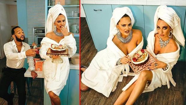 Birlikte verdikleri pozlar çok konuşulmuştu… İş birliği yaptığı girişimci Chrissy Teigen'i hırsızlıkla suçladı!