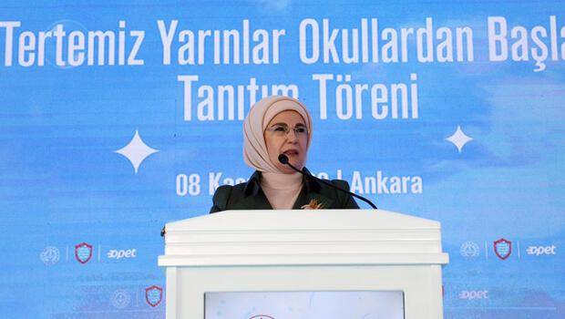 Emine Erdoğan: Bizim için temizlik inancımızın özünü oluşturan bir yaşam prensibidir