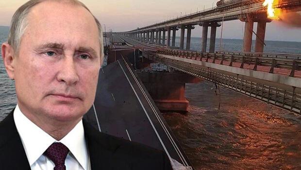 Putin saldırı sonrası onarılan Kırım Köprüsü'nü ziyaret etti