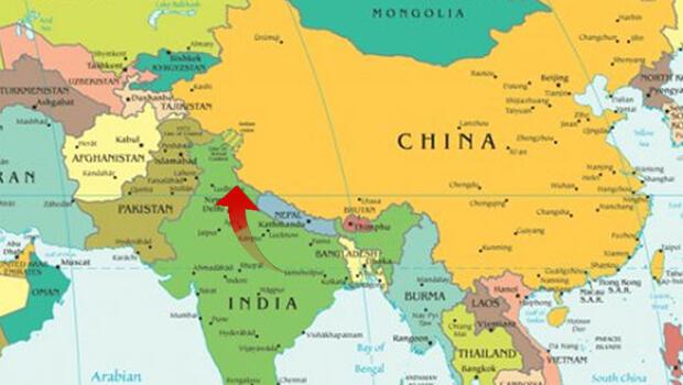 Hindistan ve Çin askerleri sınır bölgesinde karşı karşıya geldi