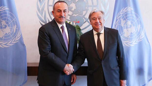 Bakan Çavuşoğlu BM Genel Sekreteri Guterres ile görüştü