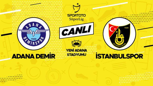 Canlı Anlatım: Adana Demirspor İstanbulspor maçı 