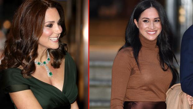 Kate renkli giyindi, Meghan çok terledi