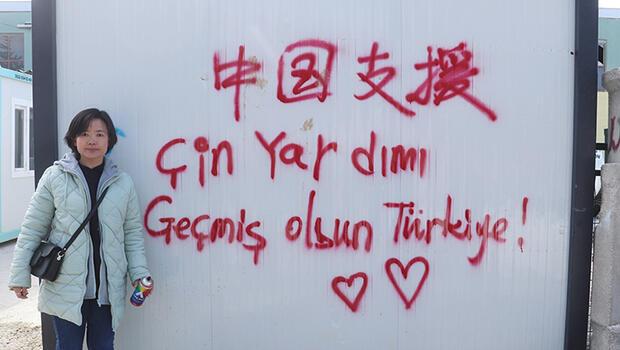 Burdur'daki Çinlilerden deprem bölgesine konteyner ve yatak desteği