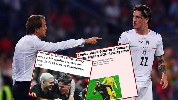 Galatasaray'da ilk maçında golle tanışan Nicolo Zaniolo İtalya ve dünya basınında! 'Rüya gibi başlangıç! Mancini'ye mesaj...'