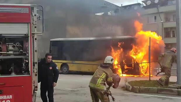 Bursa’da halk otobüsünde yangın
