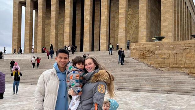Giresunsporlu Alexis Perez, Anıtkabir’i ziyaret etti