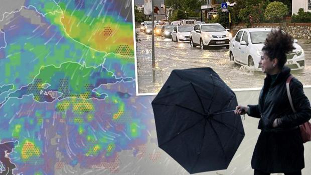 Meteoroloji'den yeni hava durumu uyarısı! Kuvvetli yağış geliyor