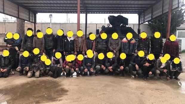 Kilis'te 30 kaçak göçmen yakalandı
