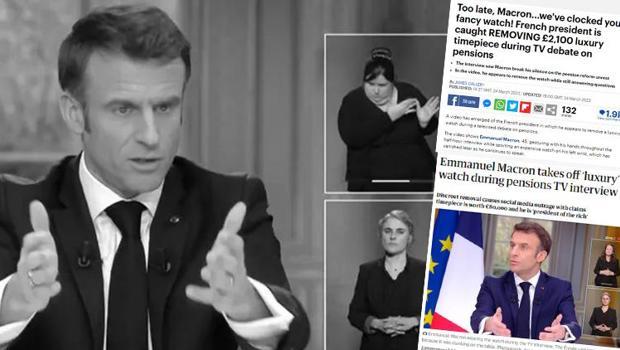 'Çok geç Macron, gördük...' Fransız lider canlı yayında fena yakalandı! 